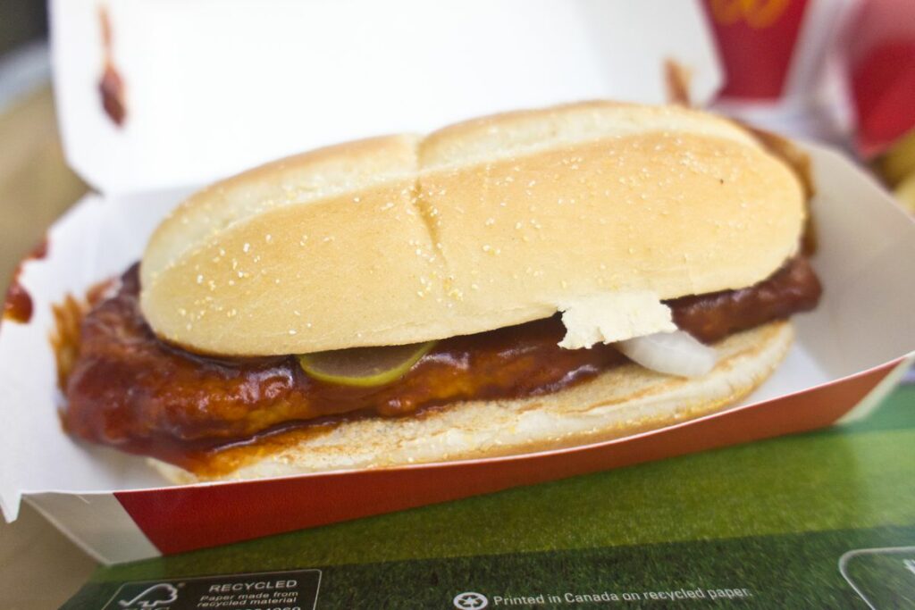 Is McDonald's McRib Sandwich Healthy