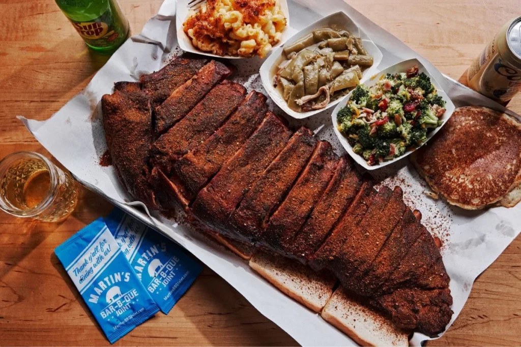 Martin’s BBQ Menu
