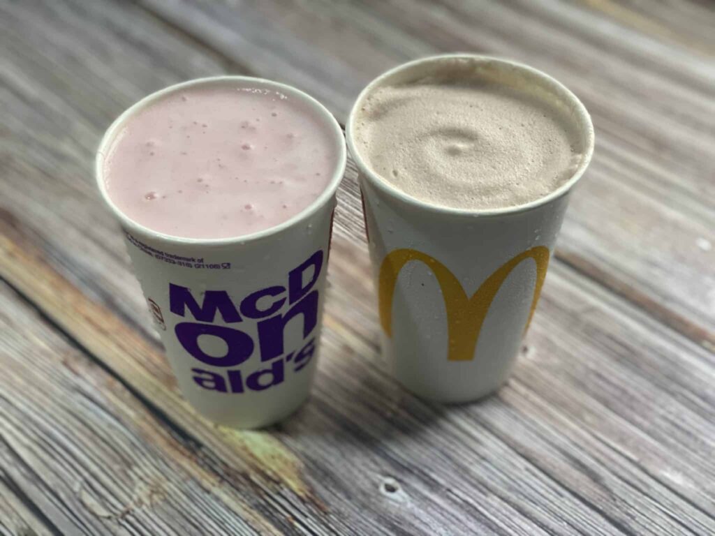 McDonald's Chocolate Milkshake