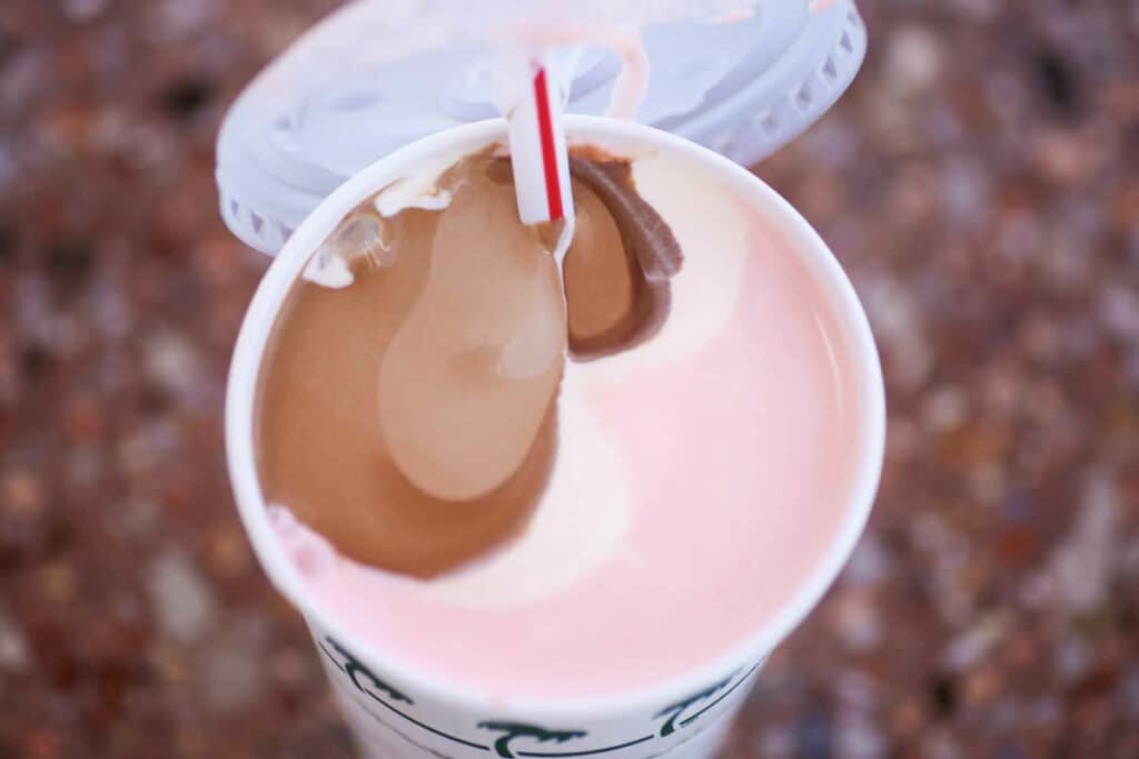 McDonald's Neapolitan Shake