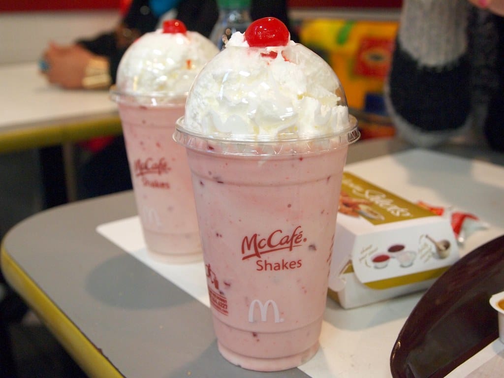 McDonald's Neapolitan Shake