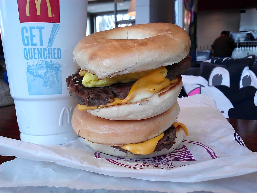 McDonald's Steak, Egg and Cheese Bagel