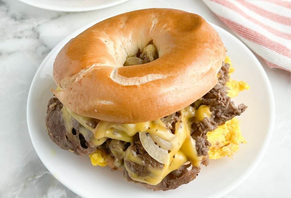 McDonald's Steak, Egg and Cheese Bagel