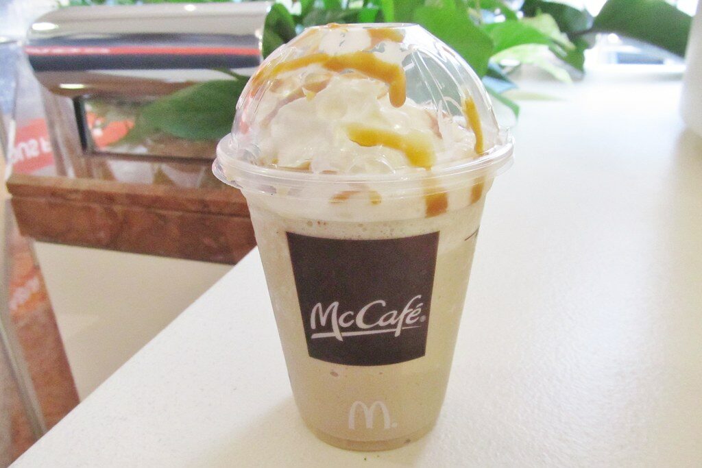 McDonald's caramel frappe