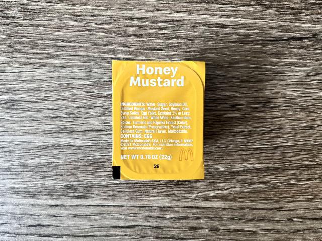 McDonald's Honey Mustard Sauce Review