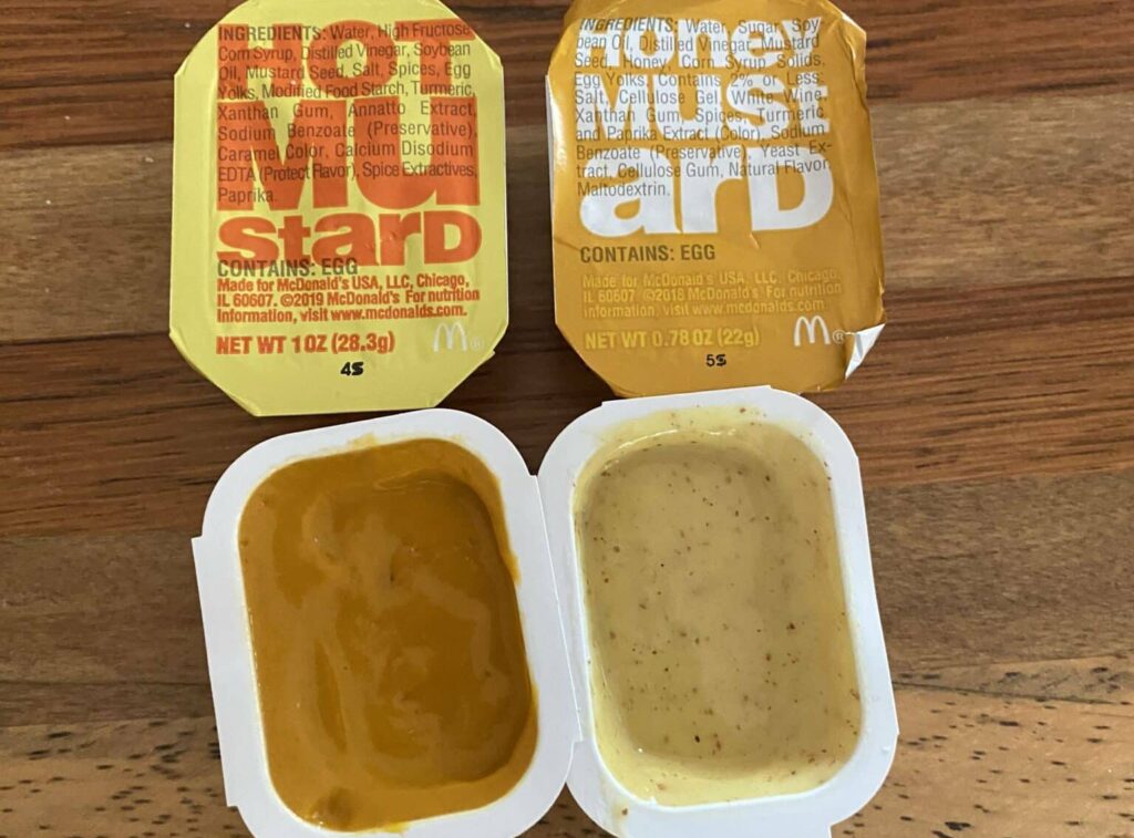 McDonald's Honey Mustard Sauce Review