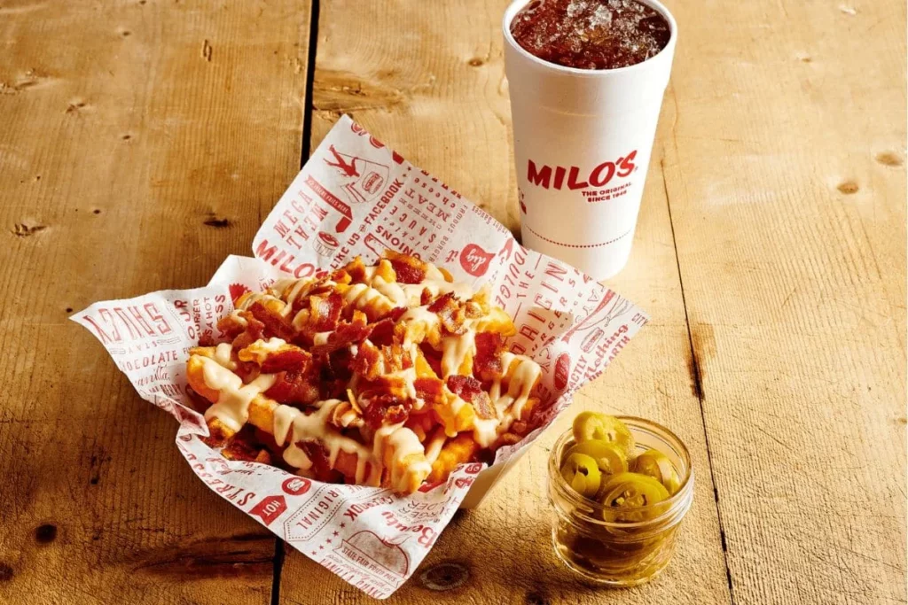 Milo's Hamburger Menu Item