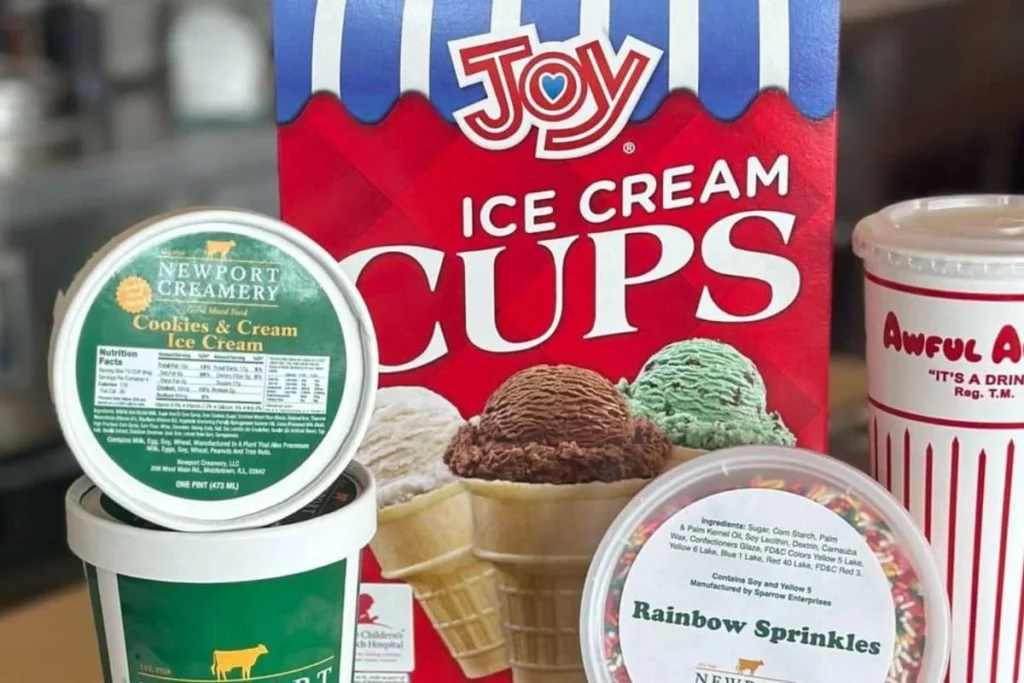 Newport Creamery Food Items