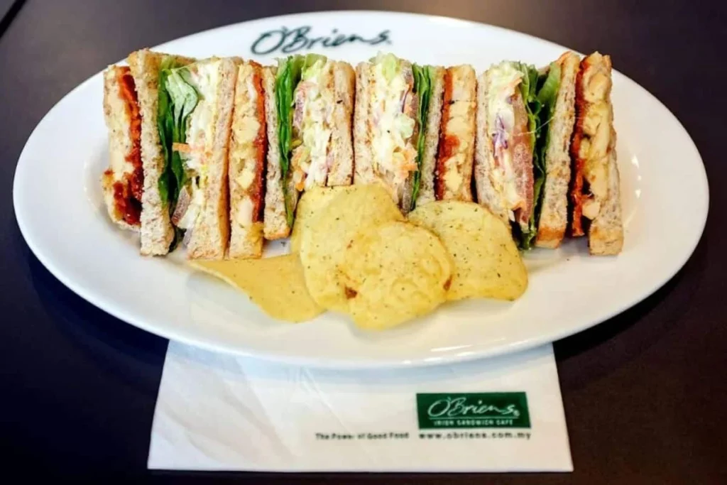 O’Briens Irish Sandwich Cafe Menu