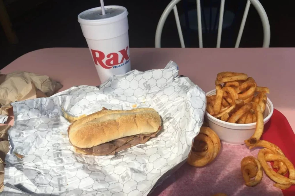 Rax Roast Beef Menu