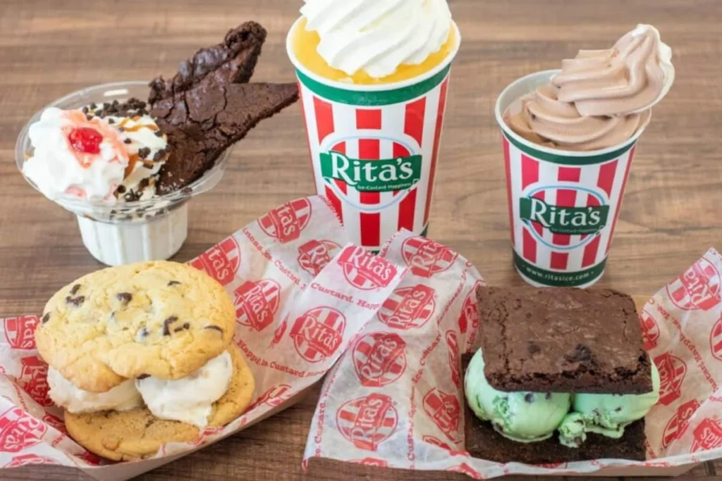 Rita’s Italian Ice Cream Menu
