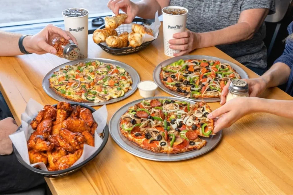 Round Table Pizza Menu