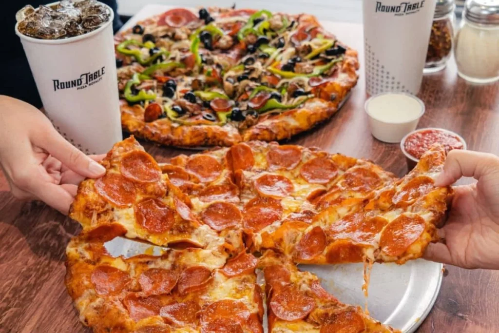 Round Table Pizza Menu Item