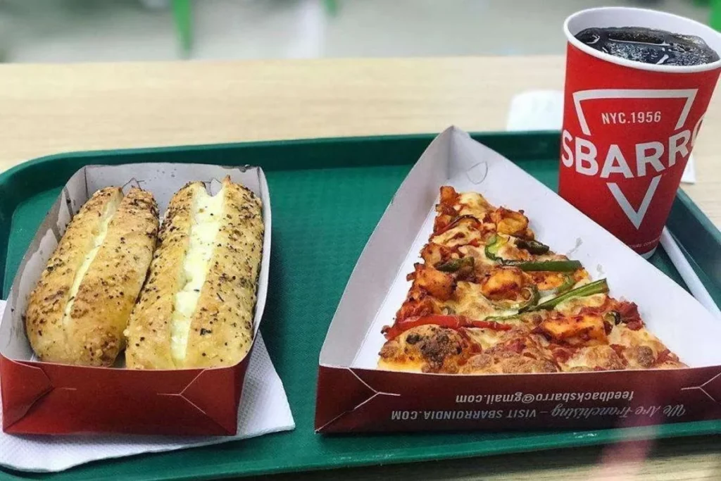 Sbarro Menu