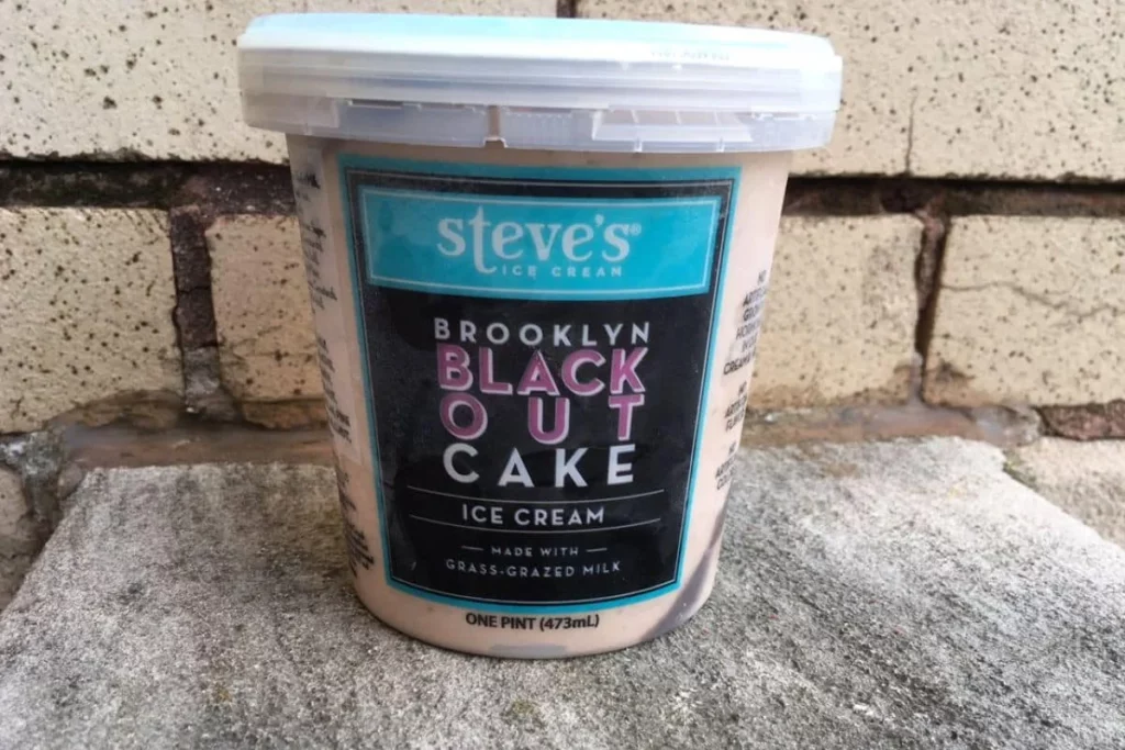 Steve's Ice Cream Menu