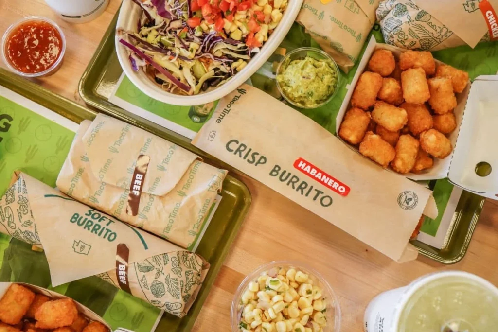 Taco Time Food Items