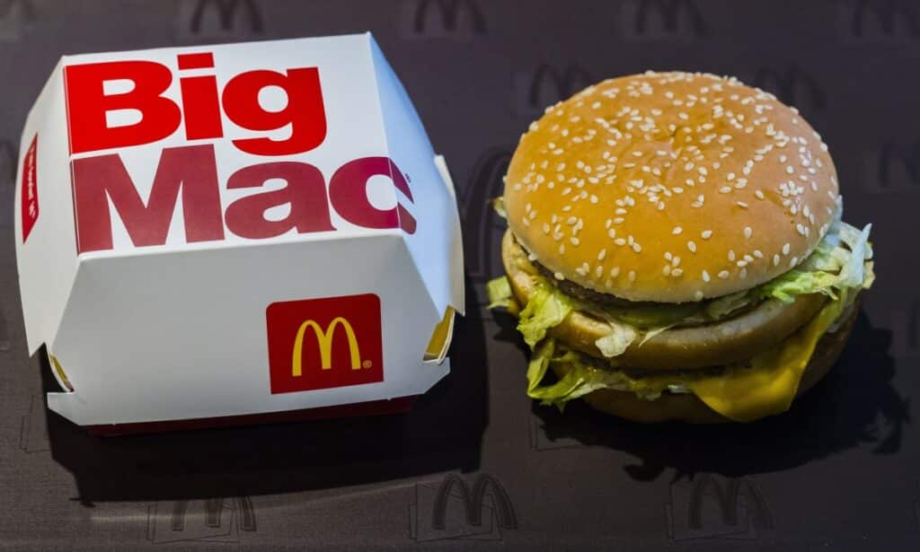 Texture Of McDonald's Big Mac Bun