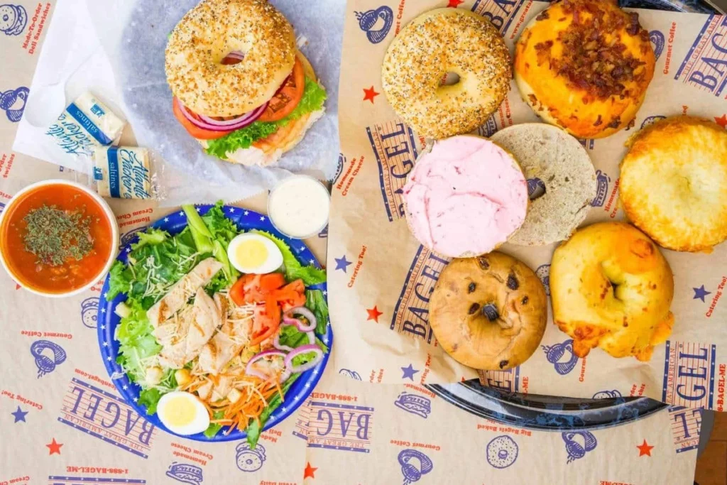 The Great American Bagel Menu