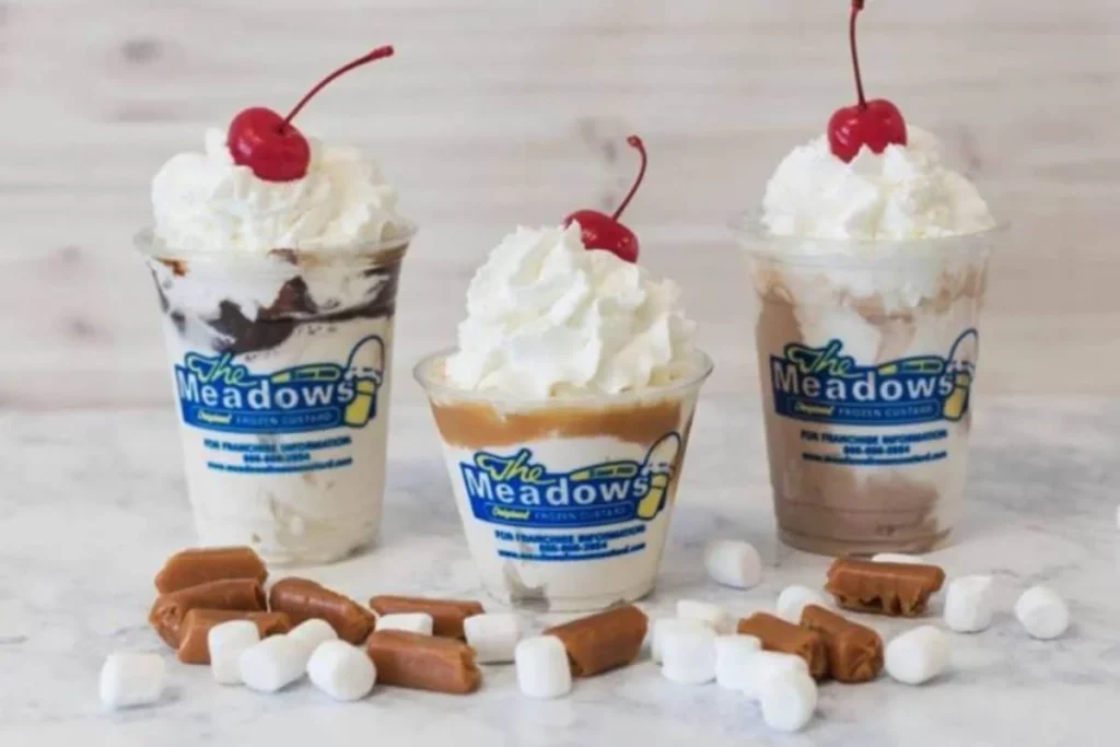 The Meadows Frozen Custard Menu