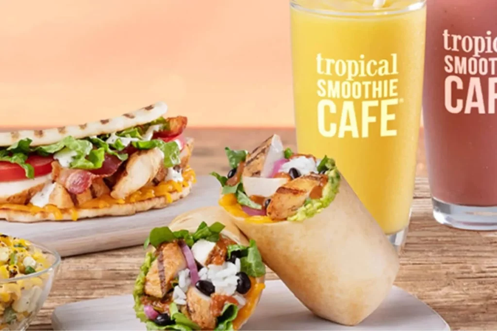 Tropical Smoothie Cafe Menu