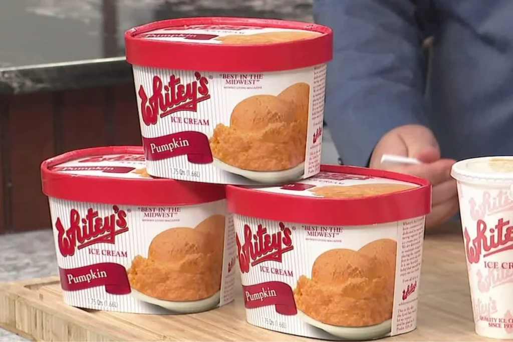 Whitey’s Ice Cream Menu