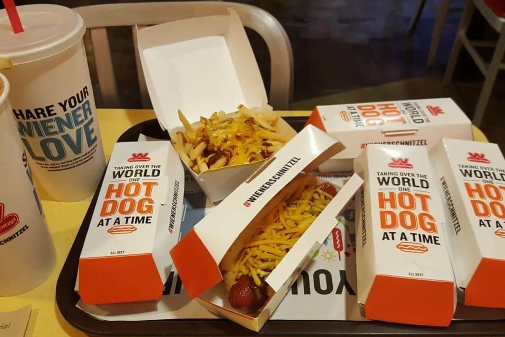 Wienerschnitzel Food Items
