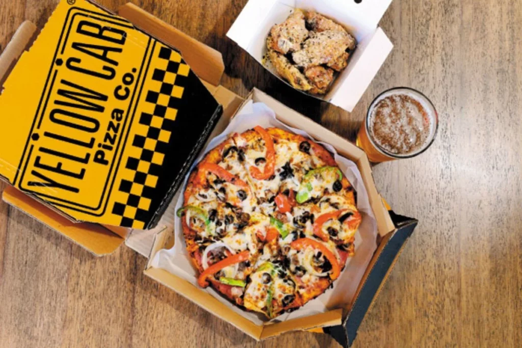 Yellow Cab Pizza Co. Menu Items