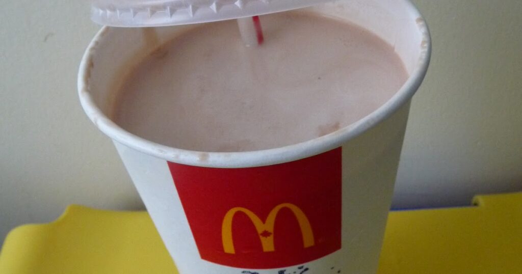McDonald's Chocolate Milkshake