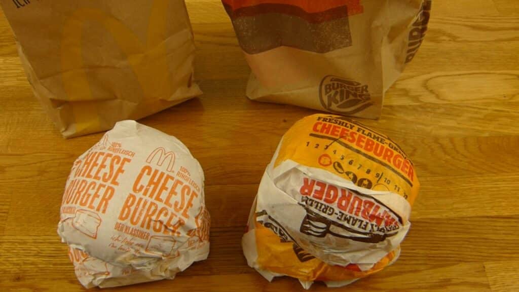 Burger King and McDonald's