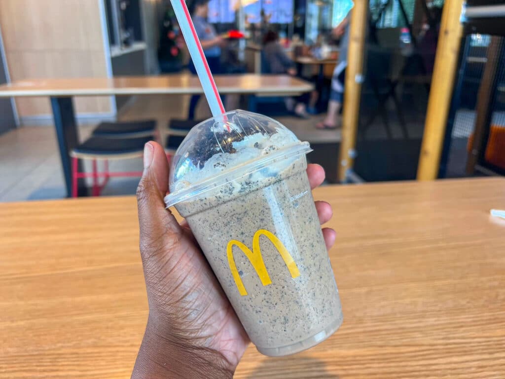What Is In A McDonald's Oreo Caramel Frappe