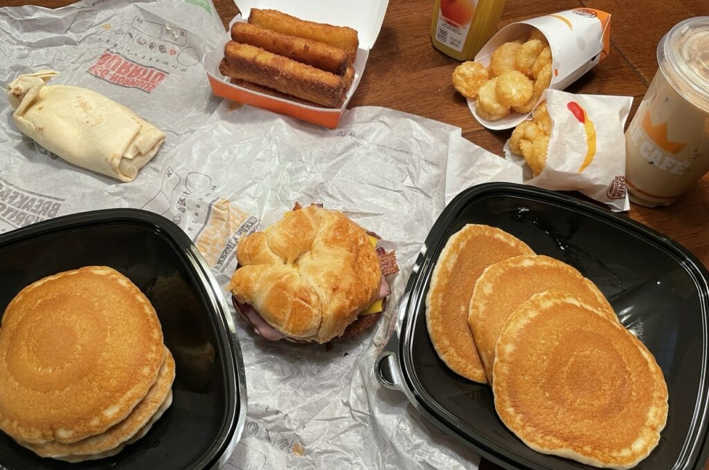 Burger King breakfast