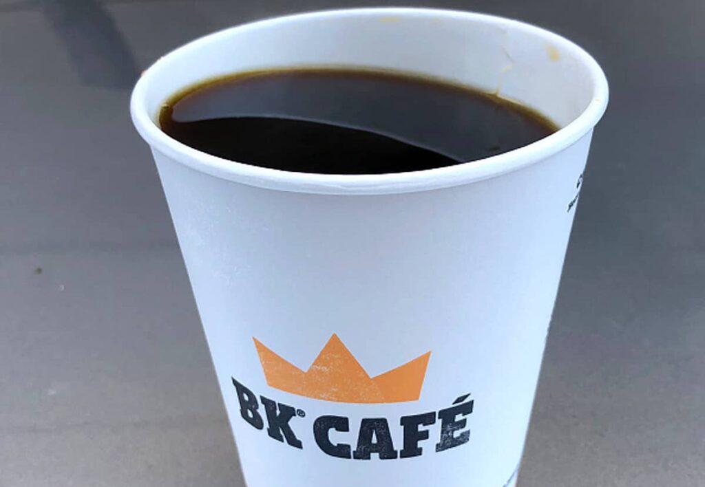 Burger King coffee