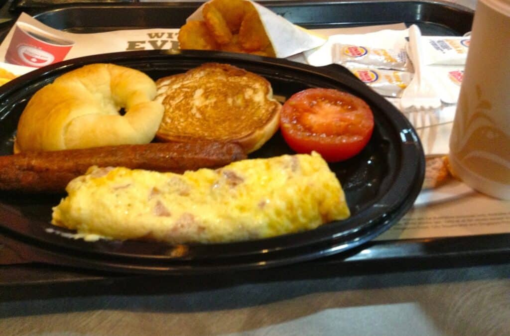 Burger King platter
