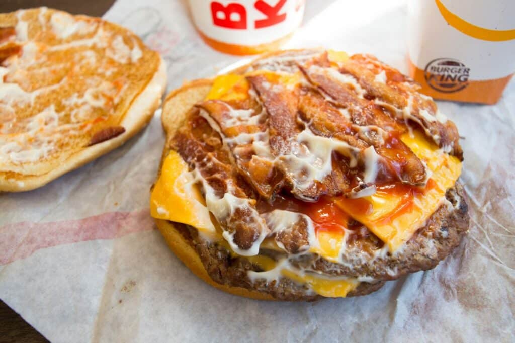 BK Double BBQ Turkey Bacon