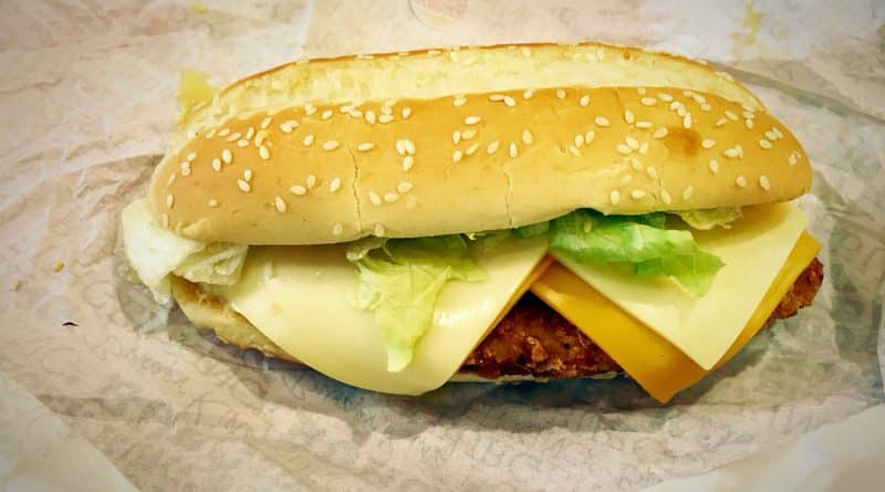 Burger King Chicken Royale Bacon & Cheese