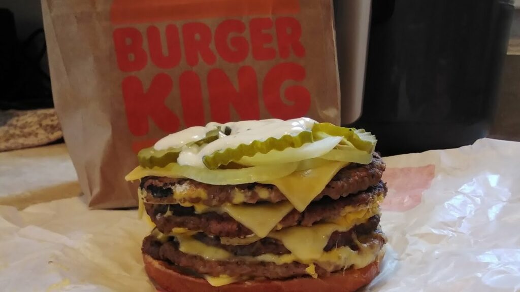 Burger King King Yeti Super One Pound Beef Burger