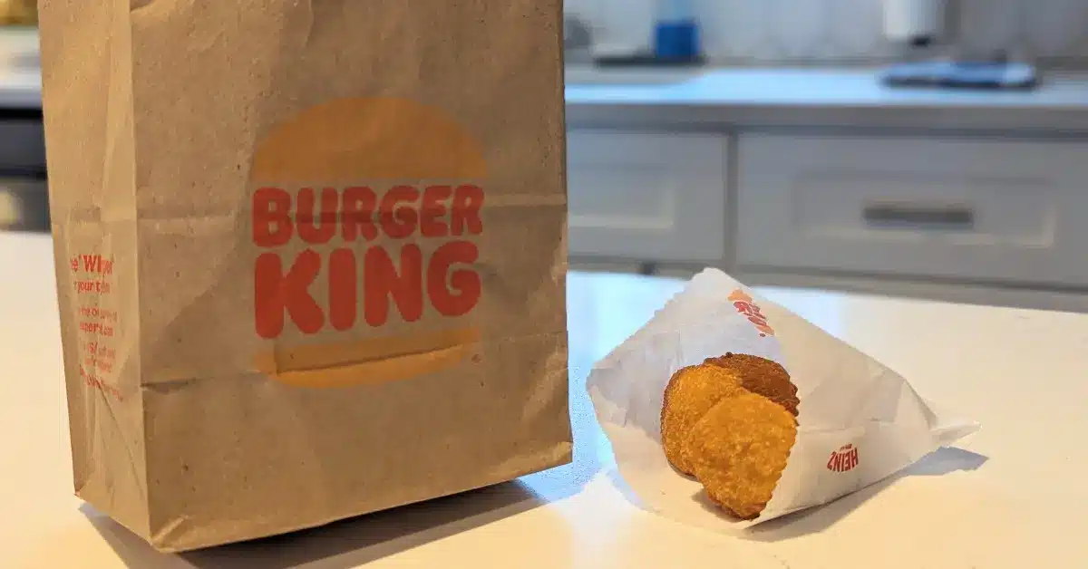 Burger king cheesy tots in the wrap