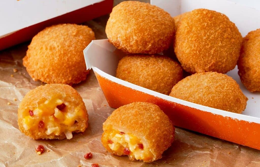 Bk Cheesy tots in plate