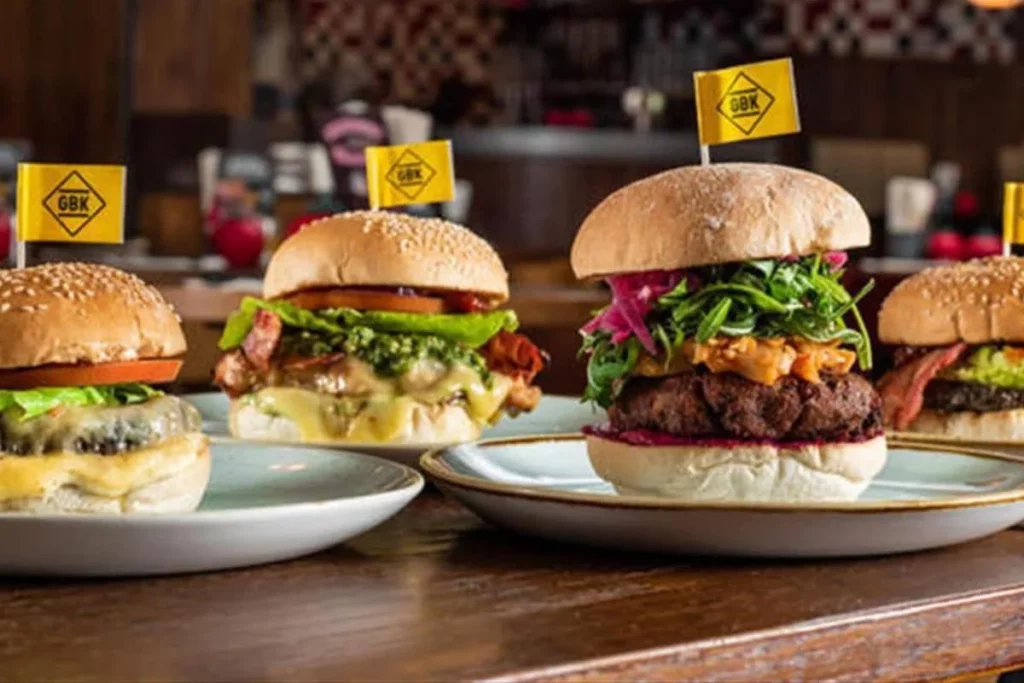 Gourmet Burger Kitchen Food